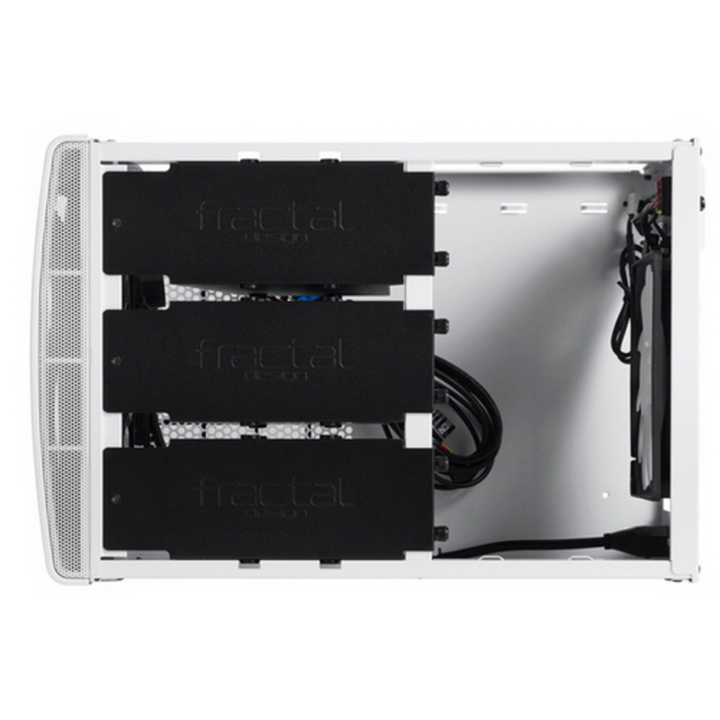 Корпус Fractal Design Node 304 белый w/o PSU miniITX 2x92mm 1x140mm 2xUSB3.0 audio bott PSU