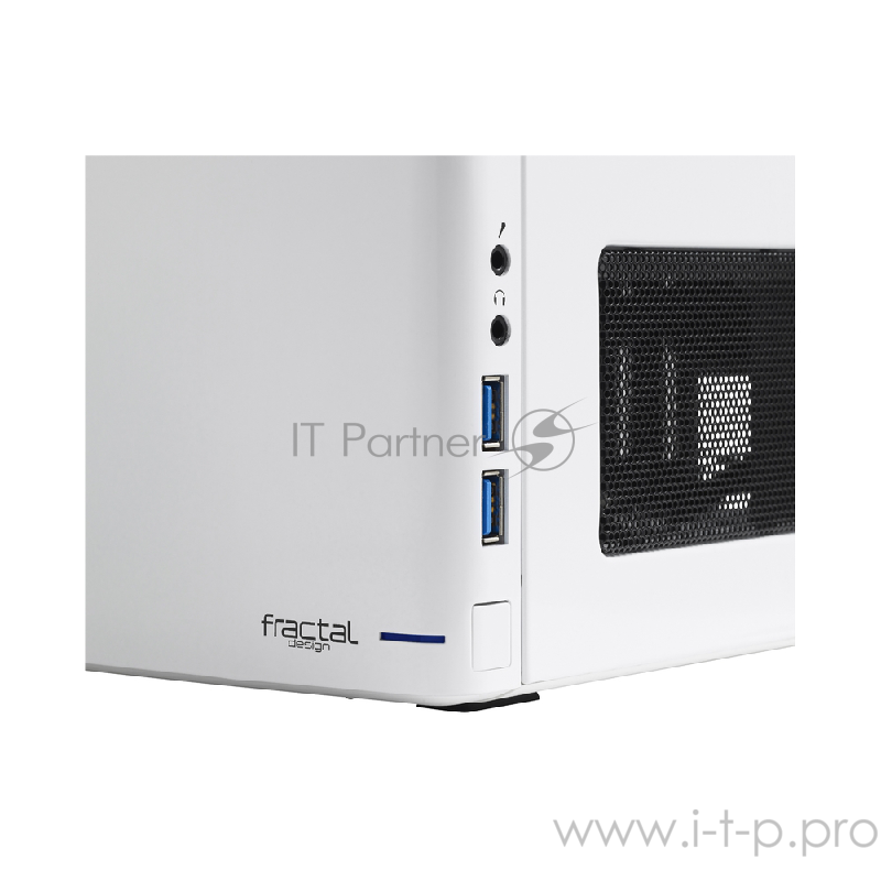 Корпус Fractal Design Node 304 белый w/o PSU miniITX 2x92mm 1x140mm 2xUSB3.0 audio bott PSU