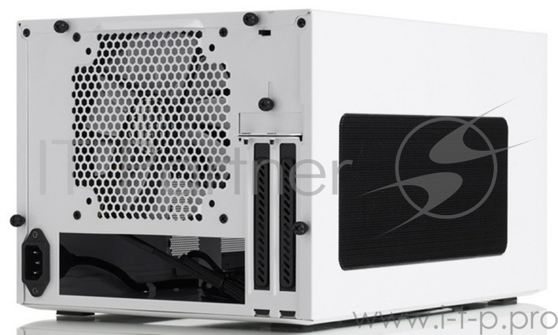 Корпус Fractal Design Node 304 белый w/o PSU miniITX 2x92mm 1x140mm 2xUSB3.0 audio bott PSU