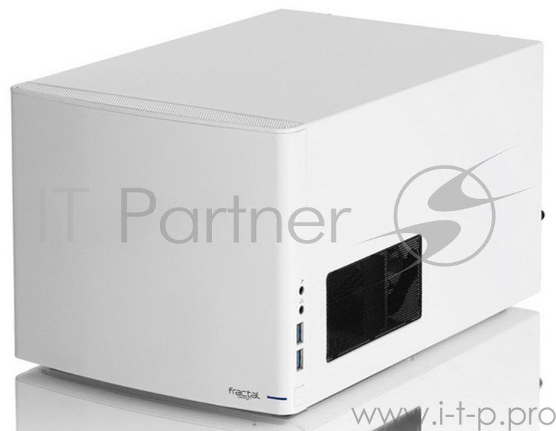 Корпус Fractal Design Node 304 белый w/o PSU miniITX 2x92mm 1x140mm 2xUSB3.0 audio bott PSU