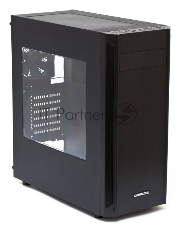 Корпус Deepcool D-SHIELD V2 без БП, боковое окно, черный, ATX