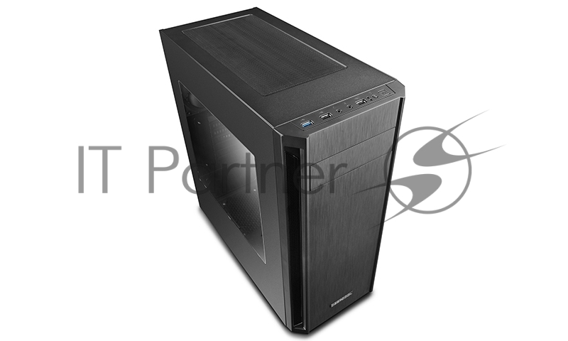 Корпус Deepcool D-SHIELD V2 без БП, боковое окно, черный, ATX