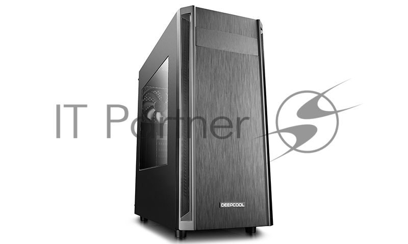 Корпус Deepcool D-SHIELD V2 без БП, боковое окно, черный, ATX