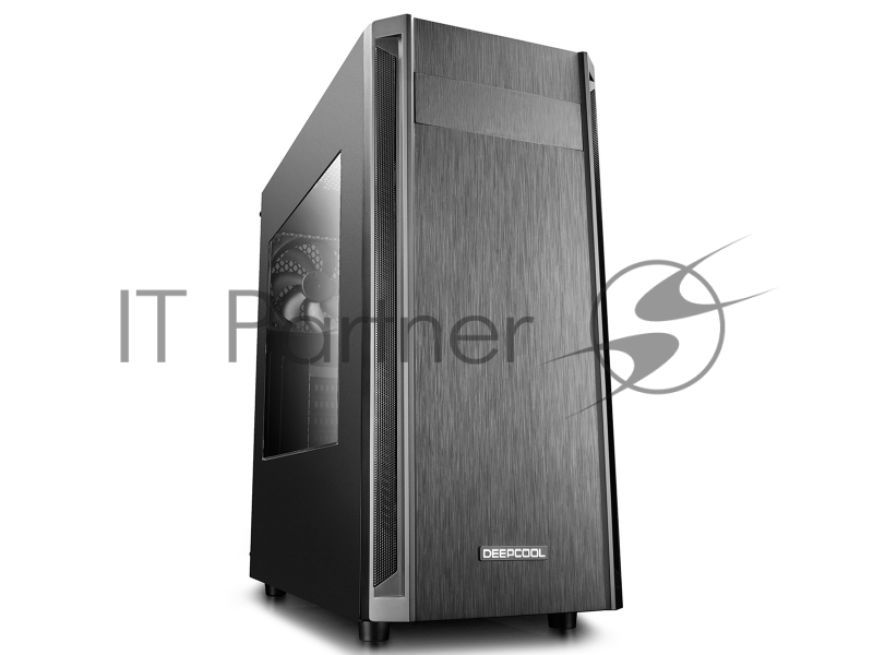 Корпус Deepcool D-SHIELD V2 без БП, боковое окно, черный, ATX