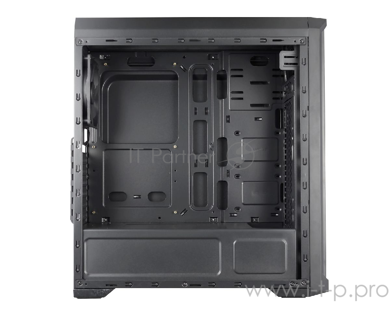 Корпус Cougar MX330-G, без БП, большое боковое окно из закалённого стекла, чёрный, ATX
