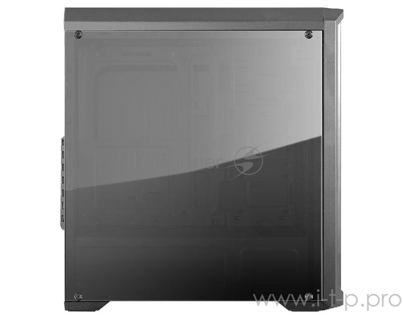 Корпус Cougar MX330-G, без БП, большое боковое окно из закалённого стекла, чёрный, ATX