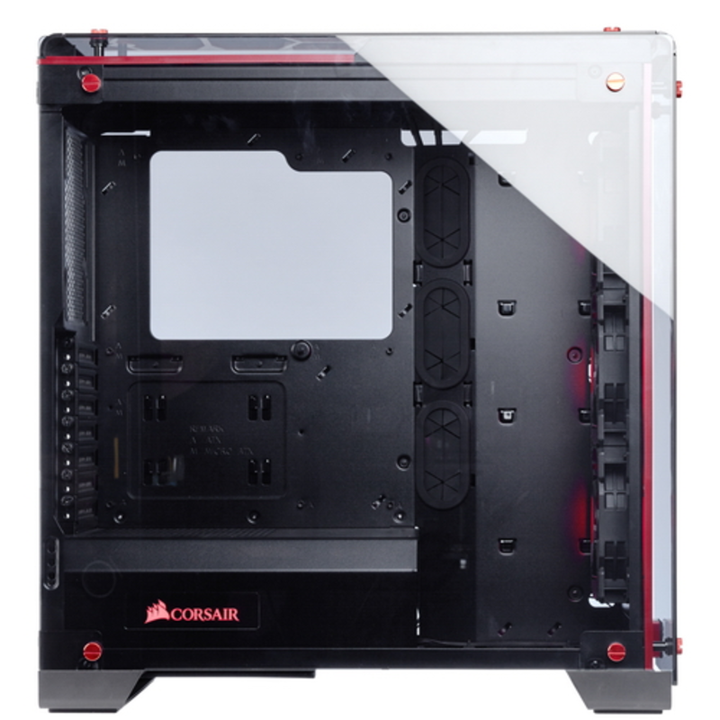 Корпус Corsair Crystal Series 570X RGB Red ATX, mATX, Mini-ITX, Midi-Tower, без БП, с окном, 2xUSB 3.0, Audio