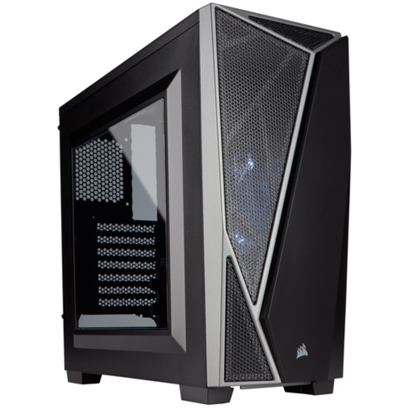Корпус Corsair Carbide Series SPEC-04 Black/Grey ATX, mATX, Mini-ITX, Midi-Tower, без БП, с окном, USB 2.0, USB 3.0, Audio