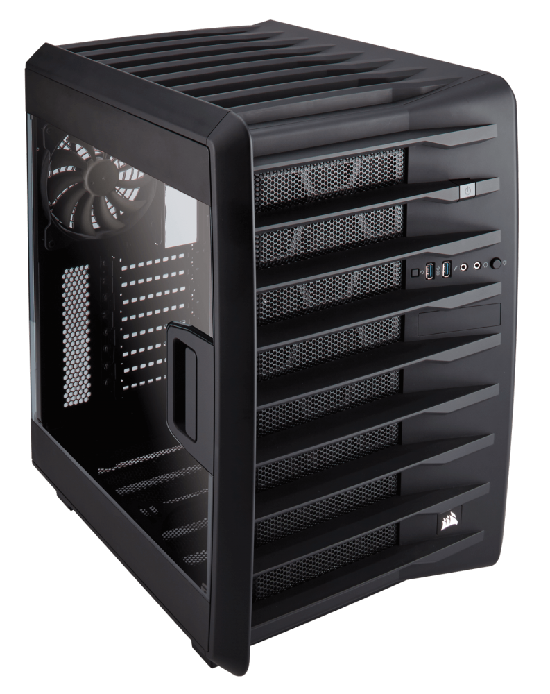 Корпус Corsair Carbide Series Air 740 Black ATX, mATX, Mini-ITX, Midi-Tower, без БП, с окном, 2xUSB 3.0, Audio