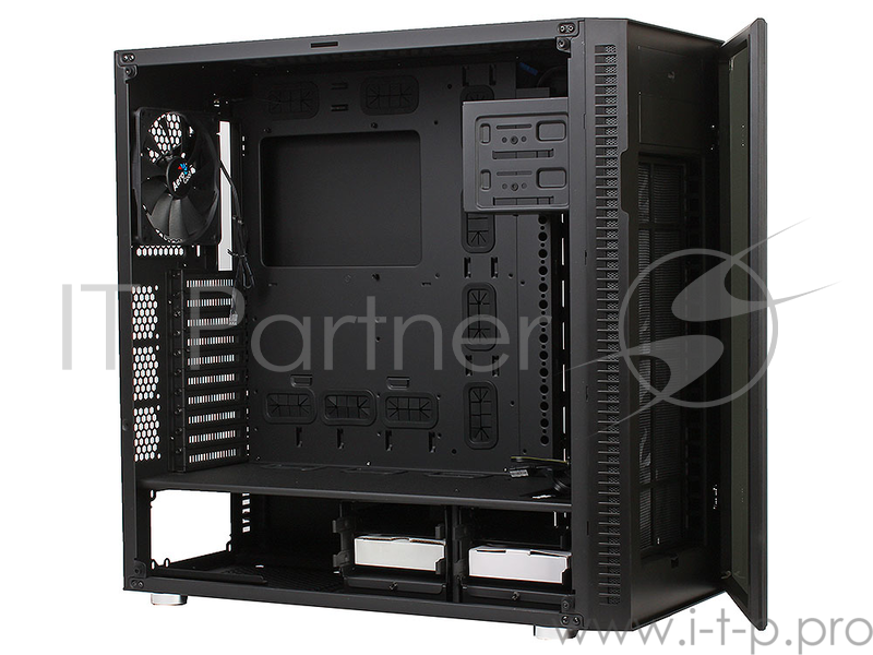 Корпус Aerocool Quartz Pro TG черный без БП ATX 3x120mm 1x140mm 2xUSB2.0 2xUSB3.0 audio bott PSU