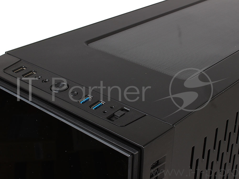 Корпус Aerocool Quartz Pro TG черный без БП ATX 3x120mm 1x140mm 2xUSB2.0 2xUSB3.0 audio bott PSU