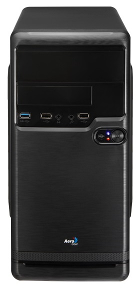 Корпус Aerocool Qs-182 черный без БП mATX 2x120mm 2xUSB2.0 1xUSB3.0 audio