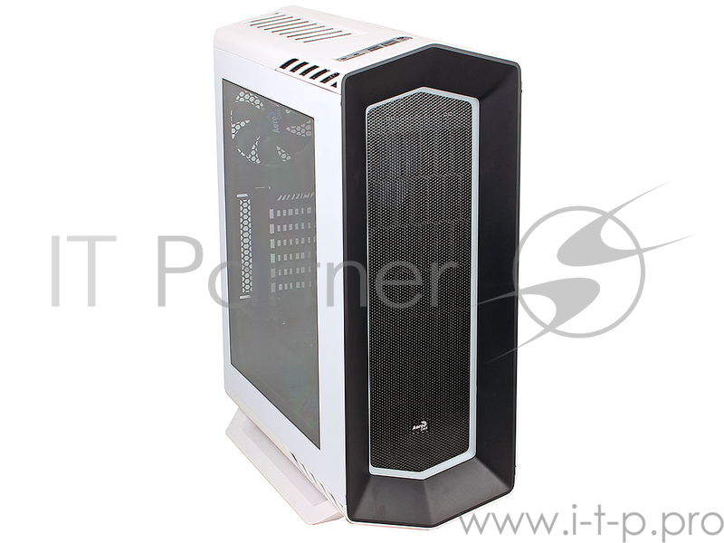 Корпус Aerocool P7-C1 White , ATX, без БП, с окном, 8 вариантов подсветки, 2x USB2.0, 2x USB3.0, SD карт-ридер.
