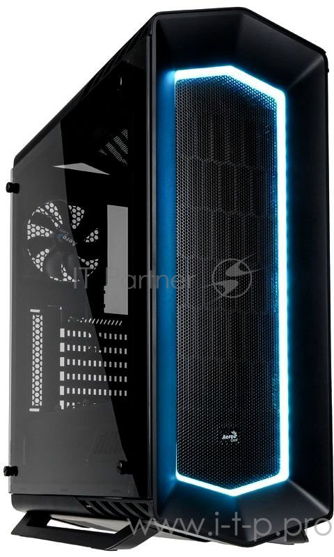 Корпус Aerocool P7-C1 Big GLASS черный без БП ATX 1x120mm 2xUSB2.0 2xUSB3.0 audio CardReader bott PS