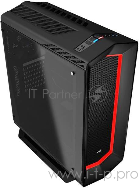 Корпус Aerocool P7-C1 Big GLASS черный без БП ATX 1x120mm 2xUSB2.0 2xUSB3.0 audio CardReader bott PS