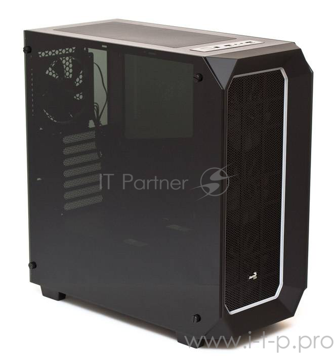 Корпус Aerocool P7-C0 Pro Black , ATX, без БП, 2х USB 3.0, два окна, хаб P7-H1, 16,8 млн цветов и 4