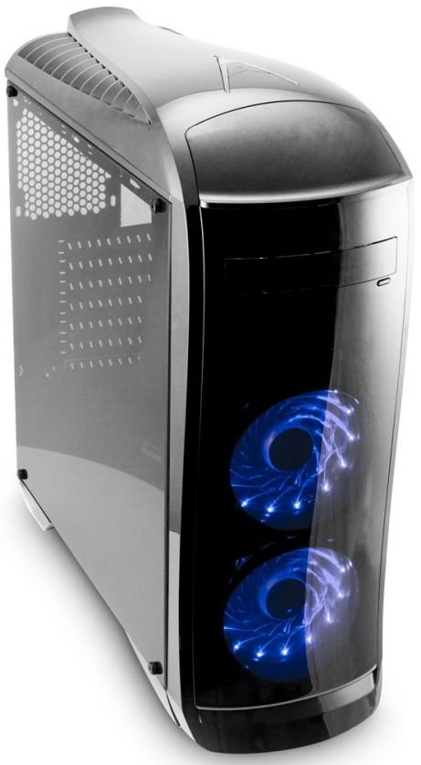 Корпус 3Cott G09 черный , ATX, без БП, игровой, 1x USB 3.0, 1x USB 2.0, окно, 2х 12см LED, (Г)450 * (Ш) 190 * (В) 485 мм.