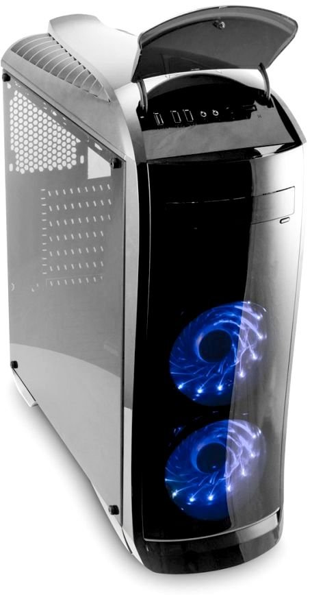 Корпус 3Cott G09 черный , ATX, без БП, игровой, 1x USB 3.0, 1x USB 2.0, окно, 2х 12см LED, (Г)450 * (Ш) 190 * (В) 485 мм.