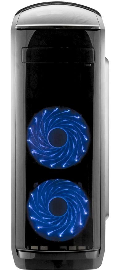 Корпус 3Cott G09 черный , ATX, без БП, игровой, 1x USB 3.0, 1x USB 2.0, окно, 2х 12см LED, (Г)450 * (Ш) 190 * (В) 485 мм.