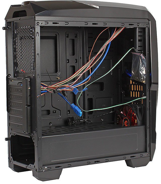 Корпус 3Cott PALADIN I , ATX, без БП, игровой, окно, 1х USB3.0 + 2х USB2.0, 1х 12см LED вент-р, ДхШхВ: 440*200*460мм