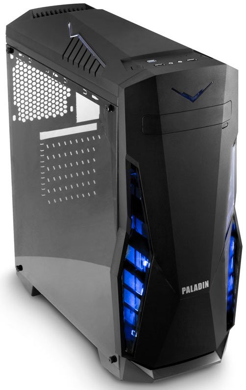 Корпус 3Cott PALADIN II , ATX, без БП, игровой, окно, 1х USB3.0 + 2х USB2.0, 1х 12см LED вент-р, ДхШхВ: 440*200*460мм