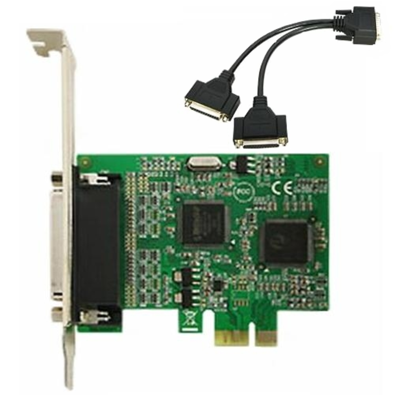 Контроллер PCI-Express Dual Parallel Ports I/O card, 2xParallel port (EMIO-V4T-0002P) OEM {}