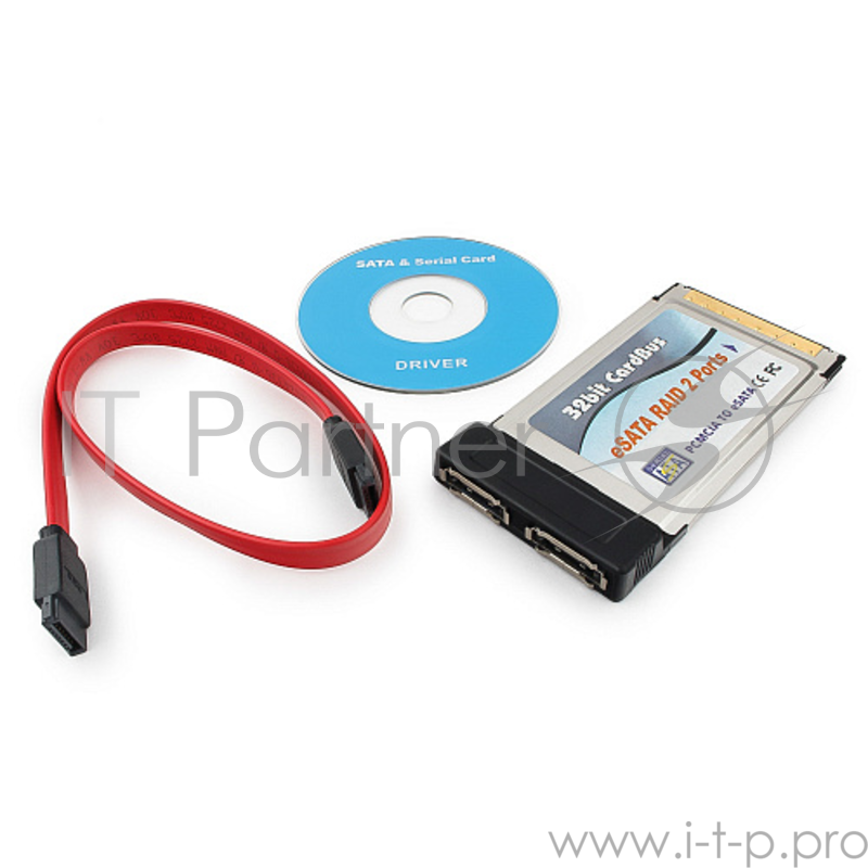 Контроллер eSATA as-pmes2-v, PCMCIA, порты: 2 х внешн. eSATA (VIA chip)