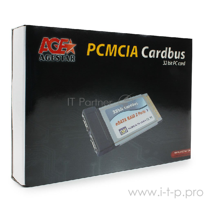 Контроллер eSATA as-pmes2-v, PCMCIA, порты: 2 х внешн. eSATA (VIA chip)