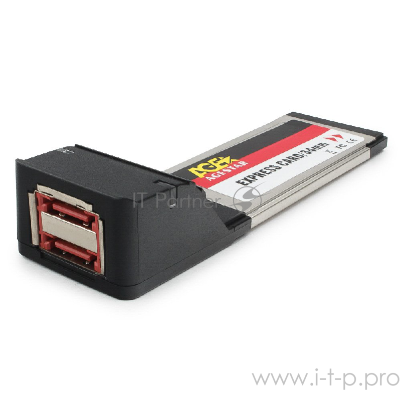 Контроллер eSATAII as-eces2-s, Expresscard, порты: 2 х внешн. eSATAII (SILICON 3132 chip)