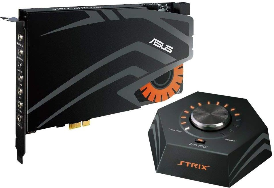 Звуковая карта Asus PCI-E STRIX RAID DLX WOWGAMEBUNDLE, RTL