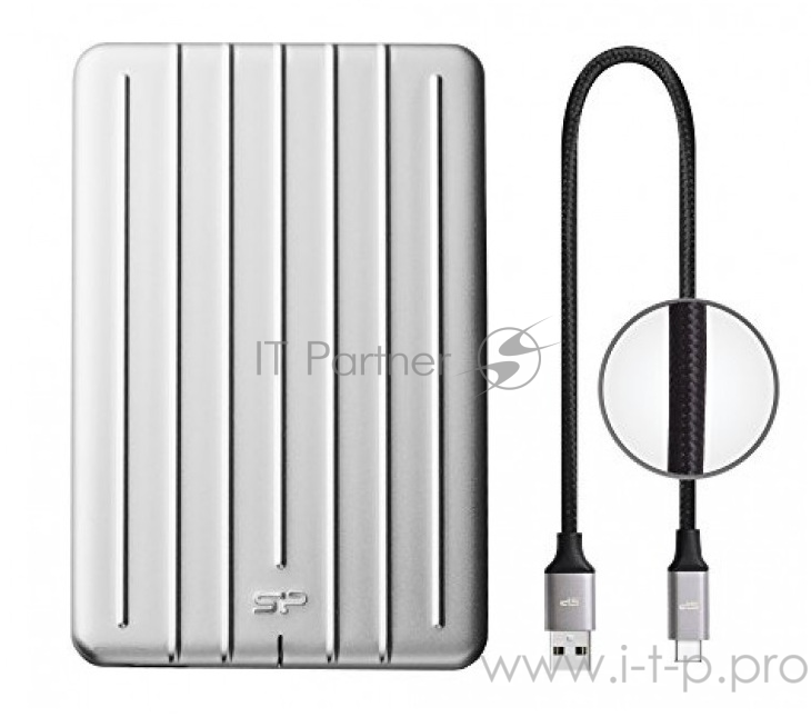 Внешний жесткий диск 1TB Silicon Power Armor A75, 2.5, USB 3.1, Алюминий