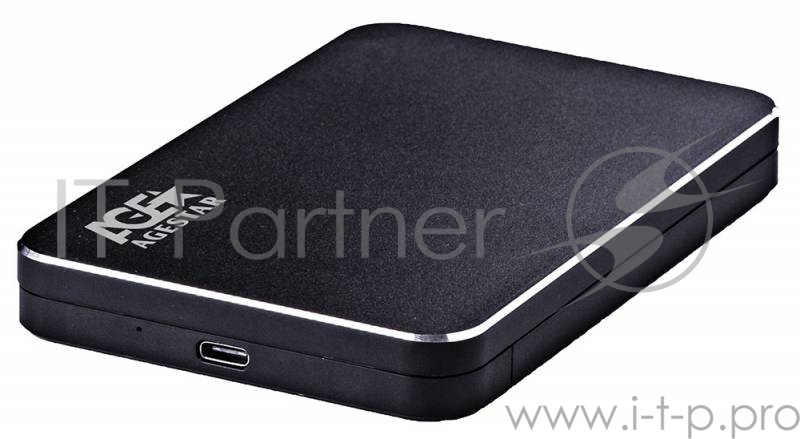 Внешний корпус для HDD AgeStar 3UB2A18C SATA алюминий черный 2.5