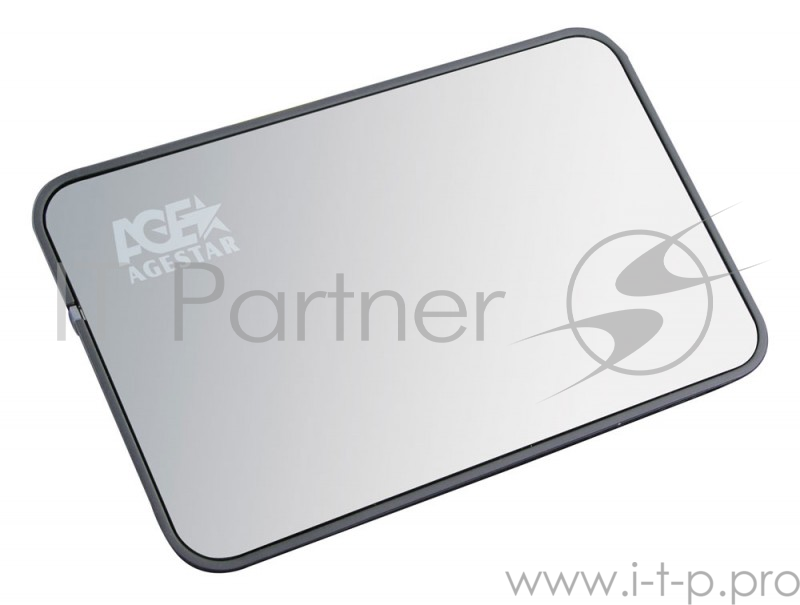 Внешний корпус для HDD AgeStar 3UB2A8 SATA II пластик/алюминий черный 2.5