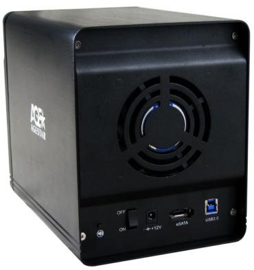 Внешний корпус для HDD AgeStar 3C4B3A SATA II алюминий черный LCD 3.5