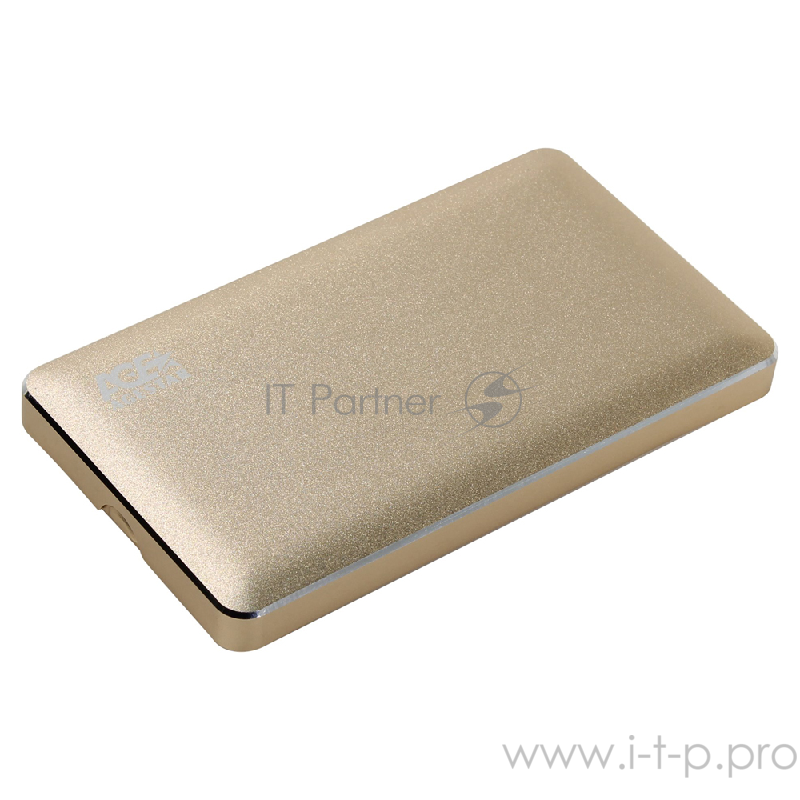 Внешний корпус для HDD AgeStar 3UB2A16 SATA алюминий золотистый 2.5