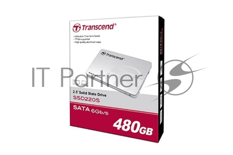 Накопитель SSD Transcend SATA III 2.5 480GB SSD220S (Read 550Mb/s Write 450mb/s SATAIII TS480G