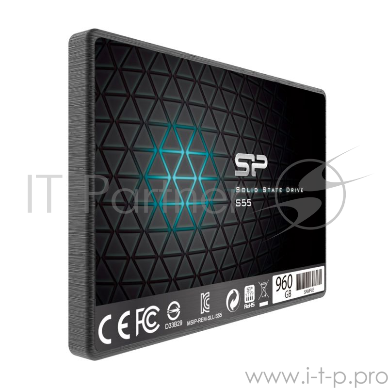 Накопитель SSD Silicon Power SATA III 960GB S55 SP960GBSS3S55S25 SILICON POWER