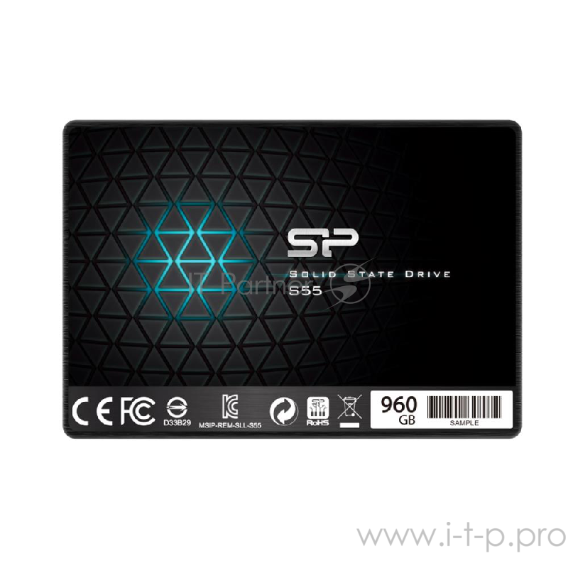 Накопитель SSD Silicon Power SATA III 960GB S55 SP960GBSS3S55S25 SILICON POWER