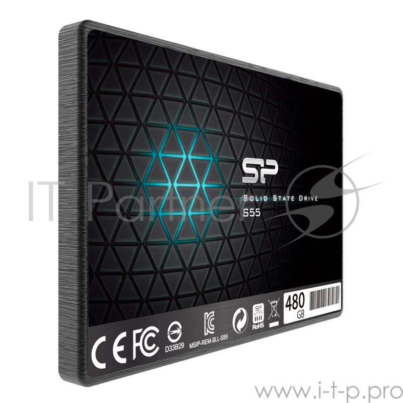Накопитель SSD Silicon Power SATA III 480GB S55 SP480GBSS3S55S25 SILICON POWER