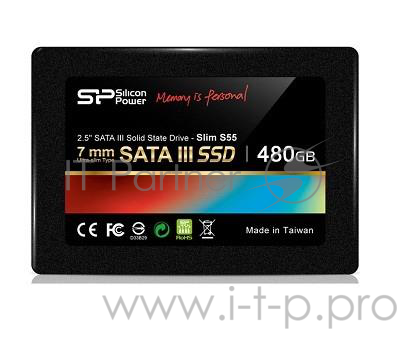 Накопитель SSD Silicon Power SATA III 480GB S55 SP480GBSS3S55S25 SILICON POWER