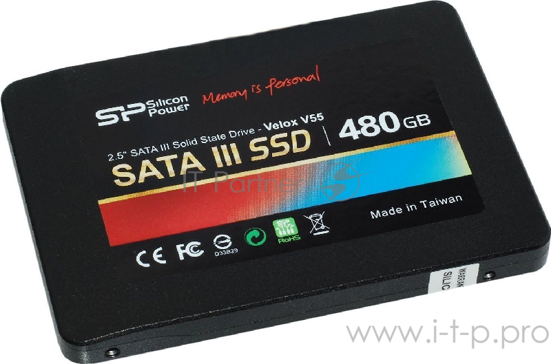 Накопитель SSD Silicon Power SATA III 480Gb SP480GBSS3V55S25 Velox V55 2.5