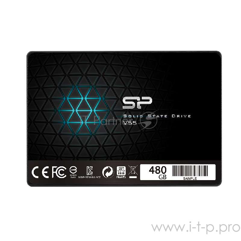 Накопитель SSD Silicon Power SATA III 480Gb SP480GBSS3V55S25 Velox V55 2.5