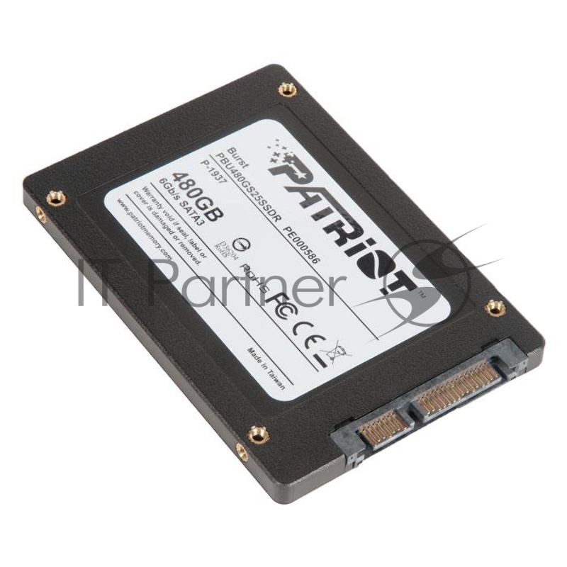 SSD жесткий диск SATA2.5 480GB BURST PBU480GS25SSDR PATRIOT