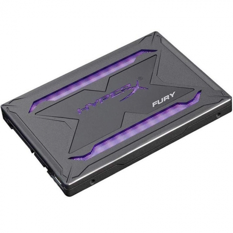 SSD 2.5 Kingston 240Gb HyperX Fury RGB SHFR200B/240G Upgrade Bundle (SATA3, up to 540/480Mbs, 3D