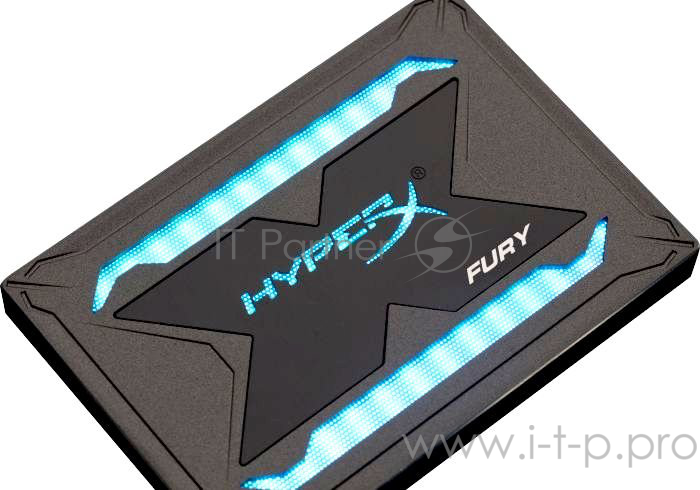 SSD 2.5 Kingston 240Gb HyperX Fury RGB SHFR200B/240G Upgrade Bundle (SATA3, up to 540/480Mbs, 3D