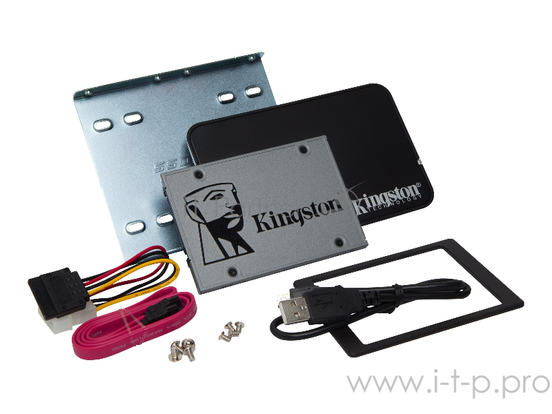 SSD 2.5 Kingston 1920Gb UV500 Series SUV500B/1920G Upgrade Bundle (SATA3, up to 520/500Mbs, 85000