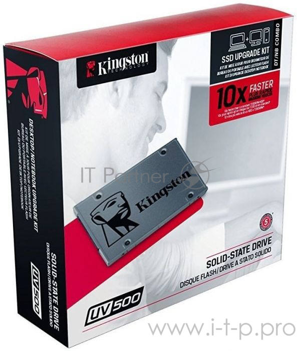 SSD 2.5 Kingston 1920Gb UV500 Series SUV500B/1920G Upgrade Bundle (SATA3, up to 520/500Mbs, 85000