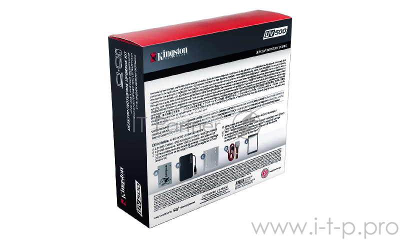 SSD 2.5 Kingston 1920Gb UV500 Series SUV500B/1920G Upgrade Bundle (SATA3, up to 520/500Mbs, 85000