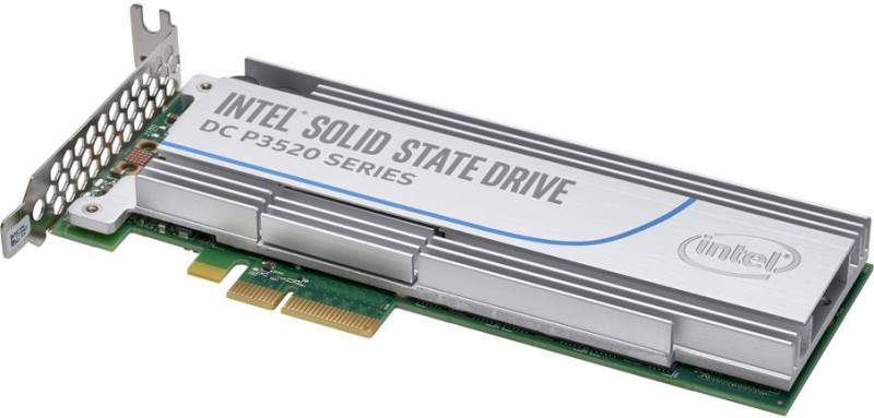 Накопитель SSD Intel Original PCI-E x4 1228Gb SSDPEDMX012T701 DC P3520 PCI-E AIC (add-in-card)