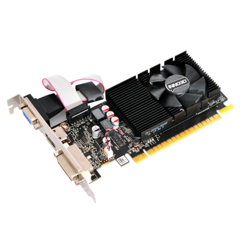Видеокарта Inno3D GeForce GT730 Express LP 4GB RTL {20} (N73P-BSDV-M5BX) (574)